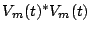 $V_m(t)^*V_m(t)$